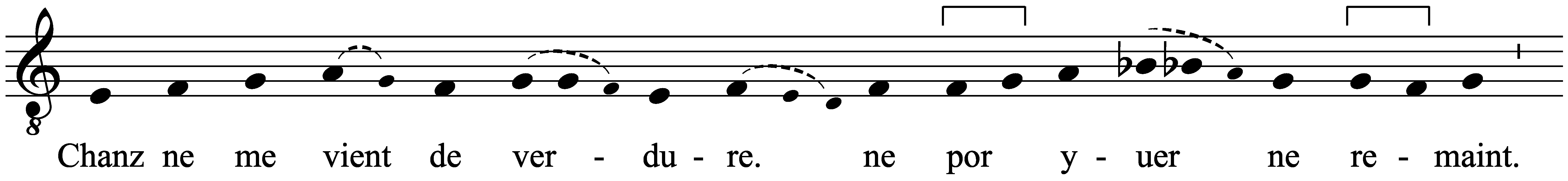 Work musical notation